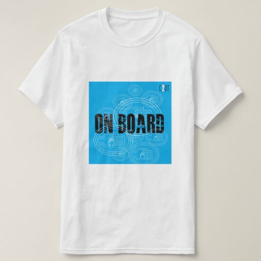 C2B: AAN BOORD BLU1 basic T-shirt (Design voorkant)