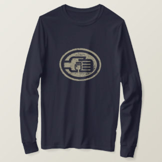 C2B: C2B: T BLU-Logo- Yel met lange mouwen T-shirt