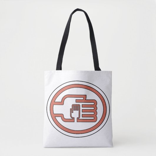 C2B: Canvas tas-overzicht-Sinaasappel Tote Bag (Voorkant)