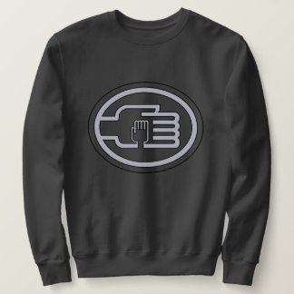 C2B: Sweatshirt dk-grey logo-outline