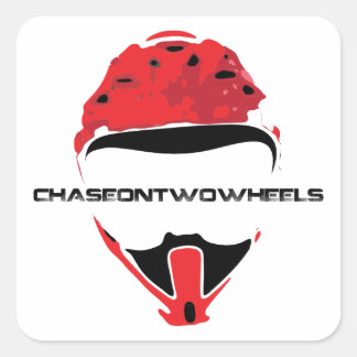 C2W Logo [zwarte tekst] Vierkante Sticker