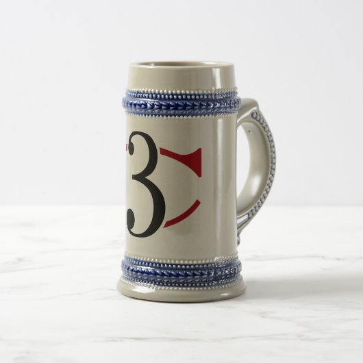 C3 Beer Stein Bierpul (Voorkant rechts)