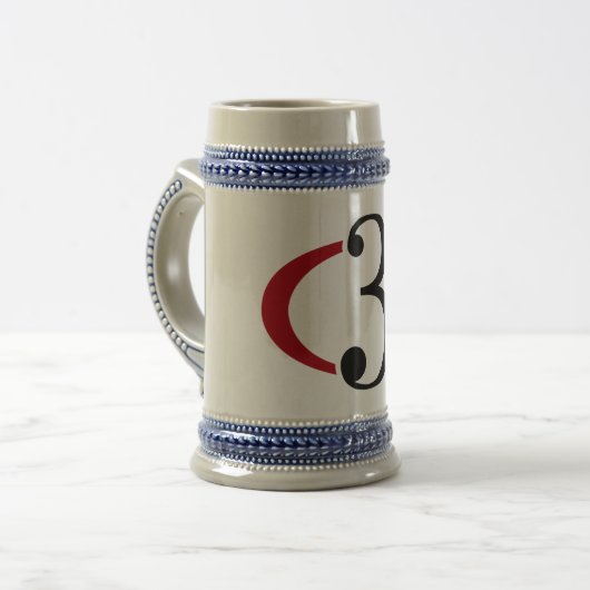 C3 Beer Stein Bierpul (Voorkant links)