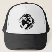 C3 Black Logo Trucker Hat Trucker Pet (Voorkant)