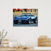 C3 Corvette cabriolet Poster (Keuken)