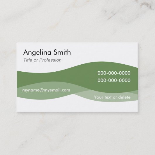 C3G - Plantilla Tarjeta de visita personalizada Visitekaartje (Voorkant)