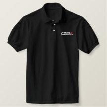 C3VR Logo geborduurd donkerbruin Shirt