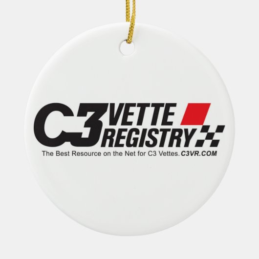 C3VR-versiering Keramisch Ornament (Voorkant)