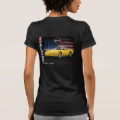 C4 Corvette - 2-zijdig dames T-shirt (Achterkant)