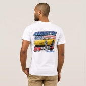 C4 Corvette - 2-zijdig Mannen T-shirt (Achterkant volledig)