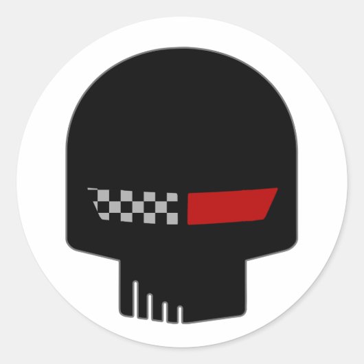 C4 Corvette JAKE Decal 3" Ronde Sticker (Voorkant)