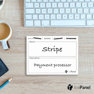 C4-modelsticks op IcePanel [Extern type] Post-it® Notes