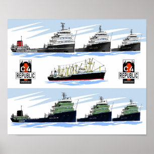 C4 Omrekeningen van de Republiek Poster