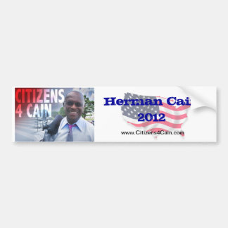 C4C Herman Cain Bumpersticker 2012