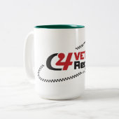 C4VR 2-toon 15oz keramische Mok (Voorkant links)