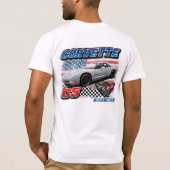 C5 Corvette - 2-zijdig Mannen T-shirt (Achterkant)