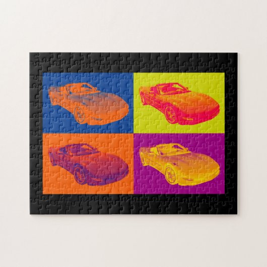C5 Corvette cabriolet Pop Legpuzzel (Horizontaal)