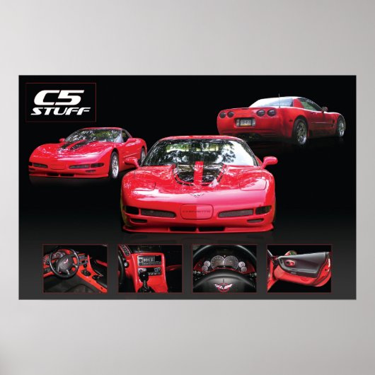 C5 corvette poster (Voorkant)