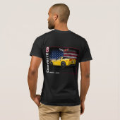 C6 Corvette - 2-zijdig Mannen T-shirt (Achterkant volledig)