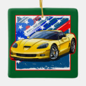 C6_geel Keramisch Ornament (Voorkant)