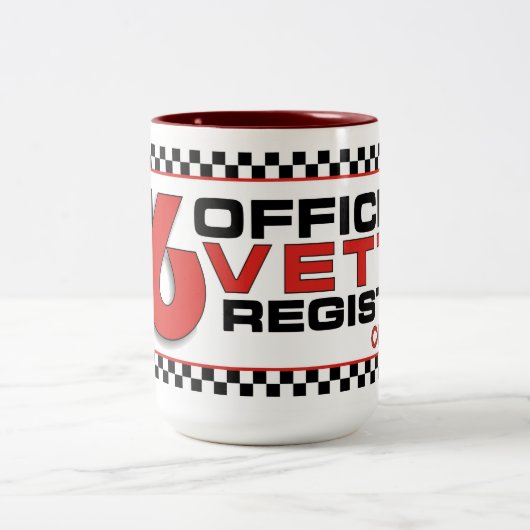 C6VR Two-Tone 15oz keramische Mok (Center)