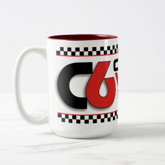 C6VR Two-Tone 15oz keramische Mok (Links)