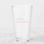 C7 C8 C6 Geïllustreerde Autoglas Beker (Achterkant)