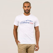 C7 Corvette - 2-zijdig Mannen T-shirt (Voorkant volledig)