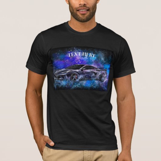 C8 Corvette Splash T-Shirt (Voorkant)