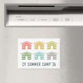 C9 Zomer Kamp 2026 Hut Magneet (Insitu (Vaatwasser))