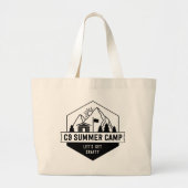 C9 zomerkamp 2022 Logo Grote Tote Bag (Voorkant)