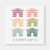 C9 Zomerkamp 2024 Cabine Magnet (Voorkant)