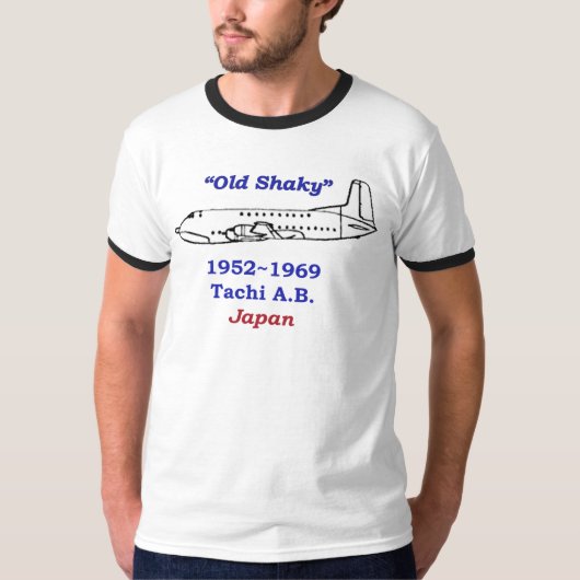 C-124 Old Shaky Tachikawa AB Japan T-shirt (Voorkant)