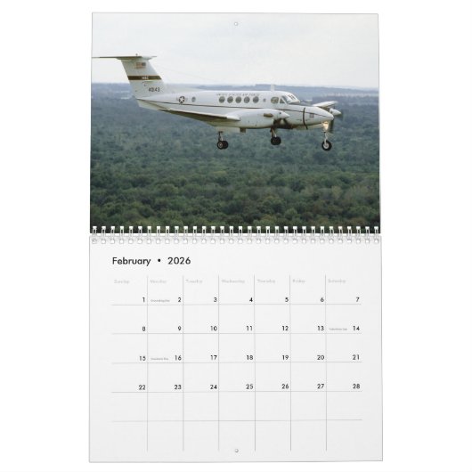 C-12 Huron Kalender (Feb 2026)