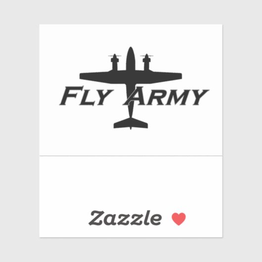 C-12 Vliegtuigboksticker Sticker (Vel)