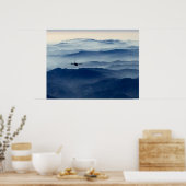 C-130 Boven de smog Poster (Keuken)