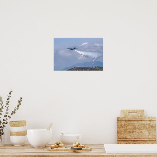 C-130 Brandbestrijding Poster (Keuken)