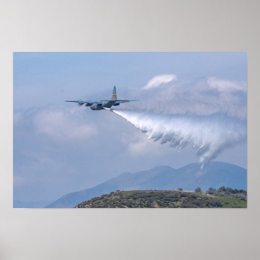 C-130 Brandbestrijding Poster (Voorkant)