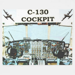 C-130 COCKPIT FLEECE DEKEN