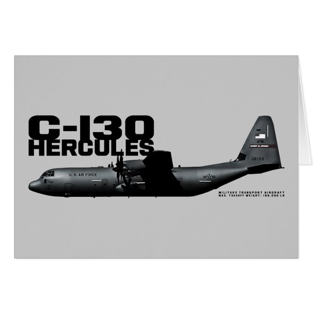 C-130 Hercules (Voorkant Horizontaal)