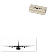 C-130 Hercules Airlift Vliegtuig Voorste Houten St Rubberstempel (Gestempeld)