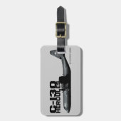 C-130 Hercules Bagagelabel (Voorkant verticaal)