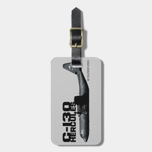 C-130 Hercules Bagagelabel (Voorkant verticaal)