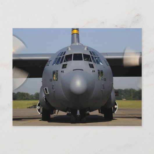 C-130 Hercules Briefkaart (Voorkant)