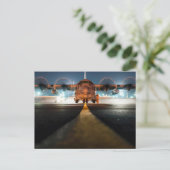 C-130 Hercules Briefkaart (Staand voorkant)