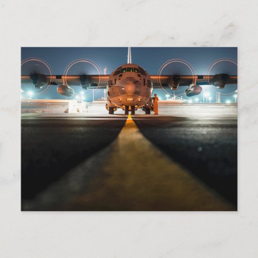 C-130 Hercules Briefkaart (Voorkant)