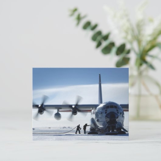 C-130 Hercules Briefkaart (Staand voorkant)