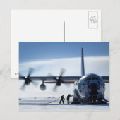 C-130 Hercules Briefkaart (Voorkant / Achterkant)