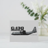 C-130 Hercules Briefkaart (Staand voorkant)
