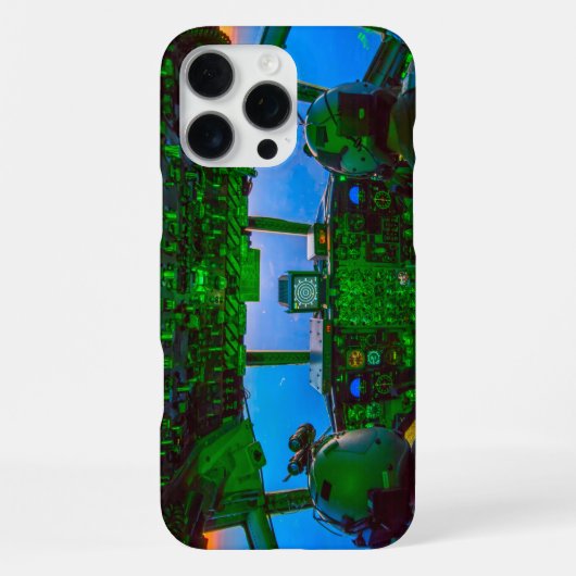 C-130 HERCULES COCKPIT iPhone HOESJE (Achterkant)